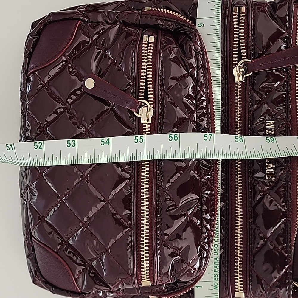 MZ Wallace Downtown Crosby Crossbody Bag In Port Lacquer - Picture 12 of 14